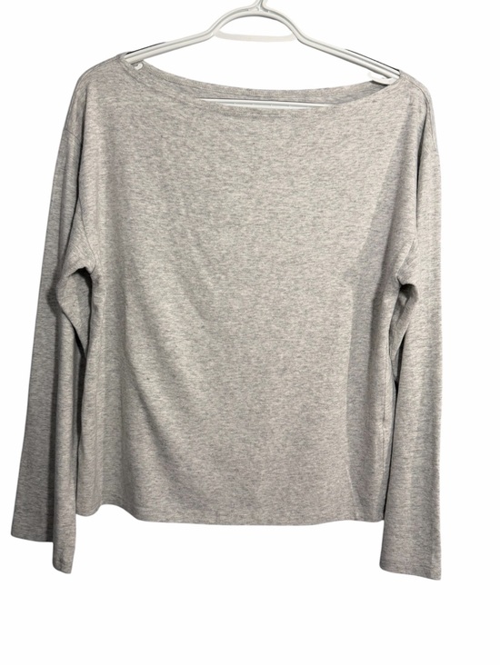 Abercrombie & Fitch Tops - Abercrombie and Fitch Classic Long-Sleeve Boatneck Top - Light Grey SZ M